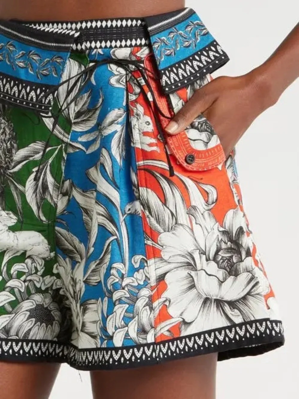 Agua Bendita Sophie Cover Up Shorts Size S